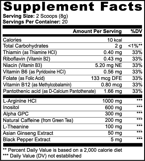 Flow State Nootropic Powder (Sour Candy)