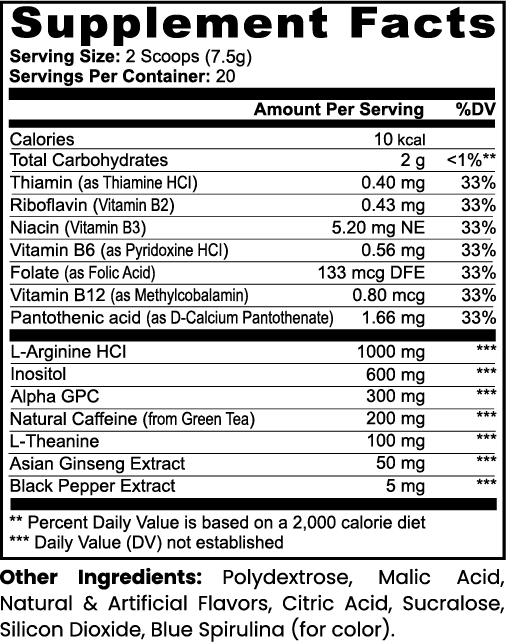 Flow State Nootropic Powder(Sour Gummi Worm)